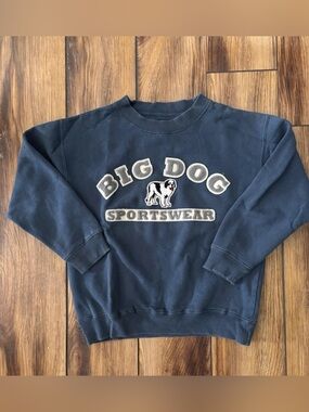 Big Dogs Kids Long Sleeve Fleece Pullover Crew Neck Sweatshirt Sz 8/10 NEW!